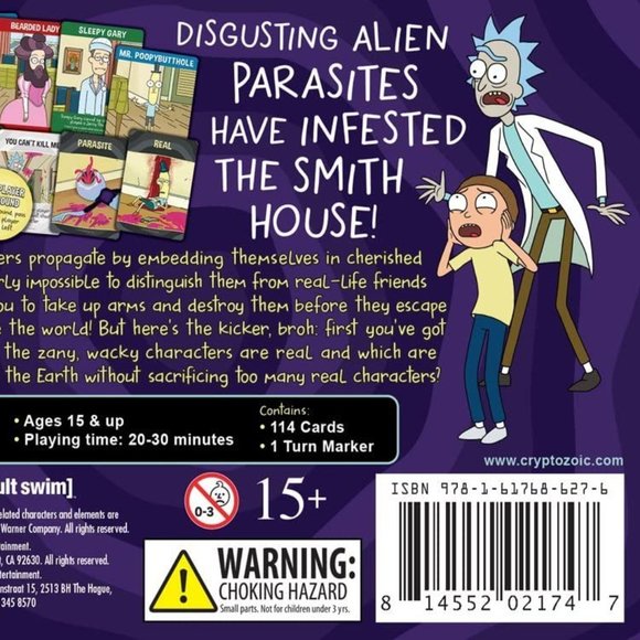 Clearance, Cryptozoic Entertainment Rick and Morty  Card Game - Picture 3 of 3